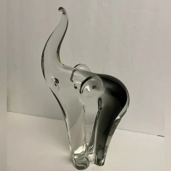 Italian VETRI DI Murano Art Glass Elephant with Labels Vintage 1980s Excellent - Picture 2 of 6